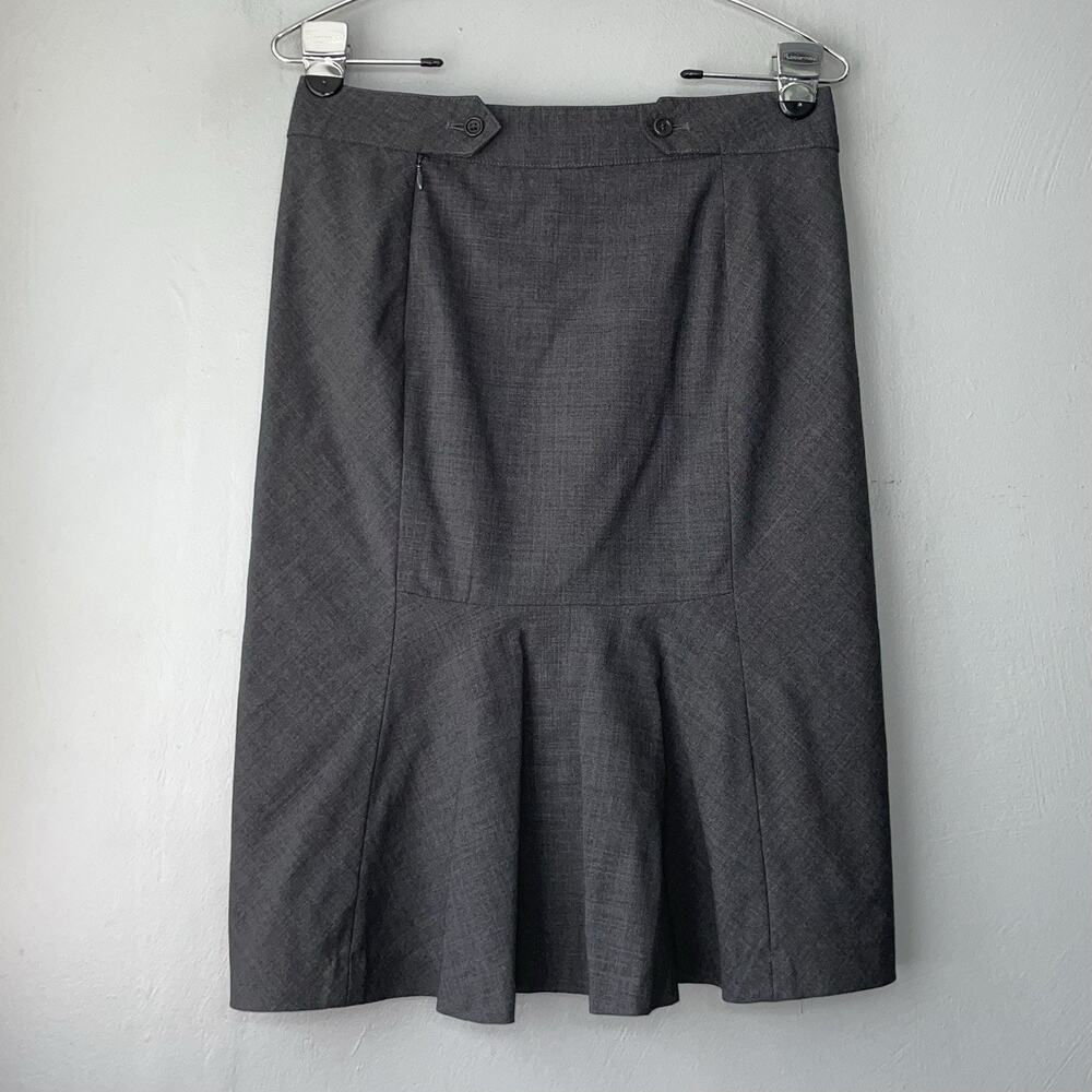 Express Pencil Skirt Size 0 Career Wool Dark Academia Office Siren Corpcore Y2K
